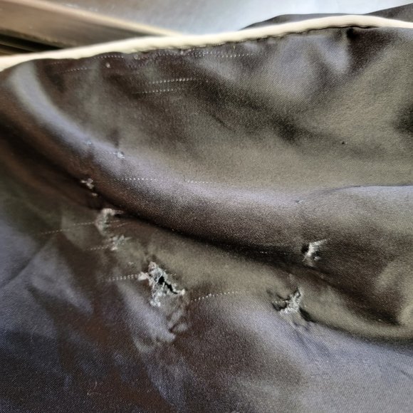 Decree bomber satin floral‎ jacket woman's AS IS - Picture 6 of 6